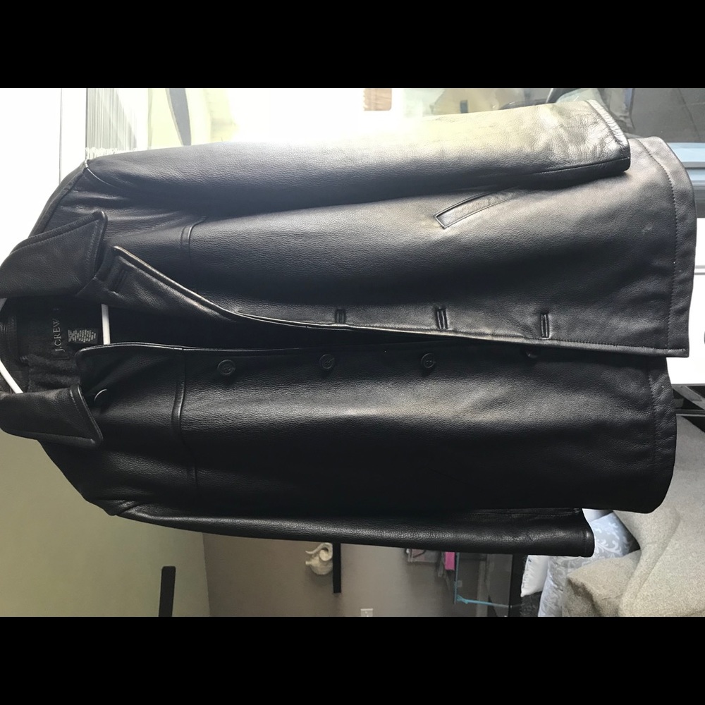 J.Crew Mens Leather Jacket 🧥